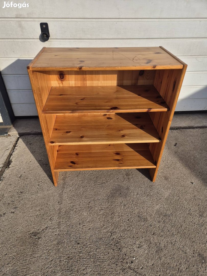 Fenyő polcos szekrény komód