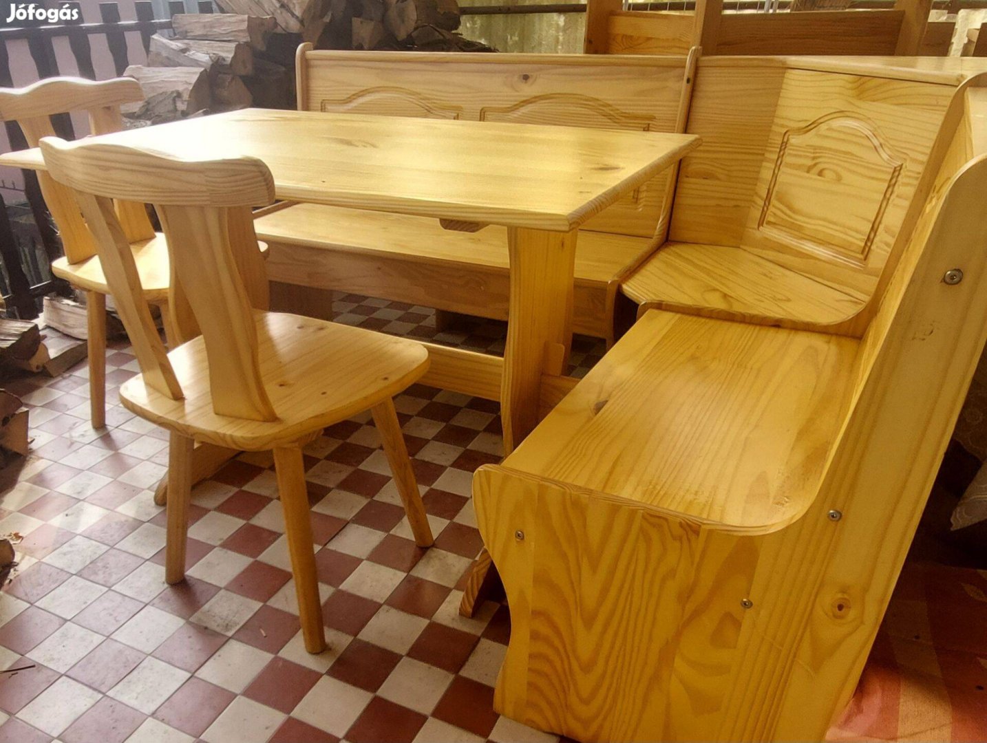 Fenyő sarok étkező garnitúra 252