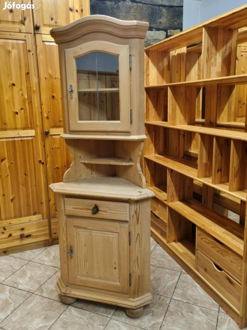 Fenyő sarok tálaló 75x192x45