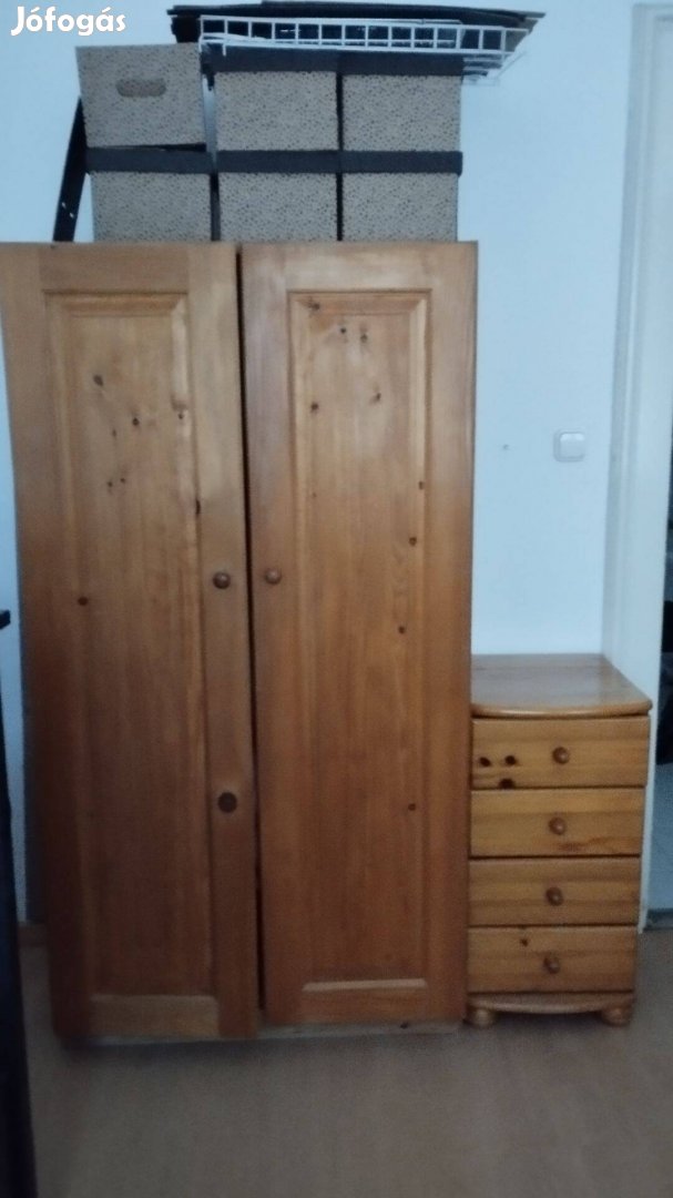 Fenyő szekrény 170x90x46 kedvező áron