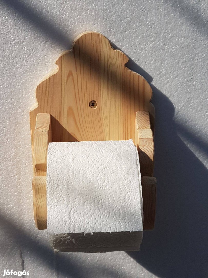 Fenyő wc-papír tartó eladó!