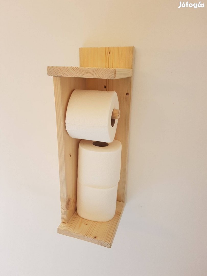 Fenyő wc-papír tartó eladó!
