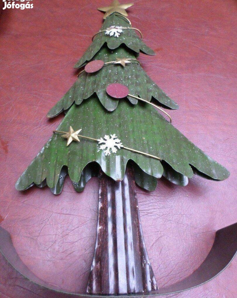 Fenyőfa német fém design karácsonyfa újszerű