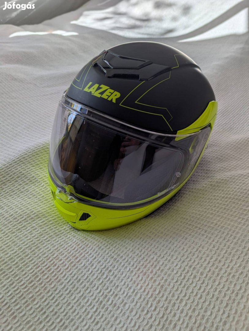 Fényre sötétedő Lazer Monaco Droid motoros bukósisak