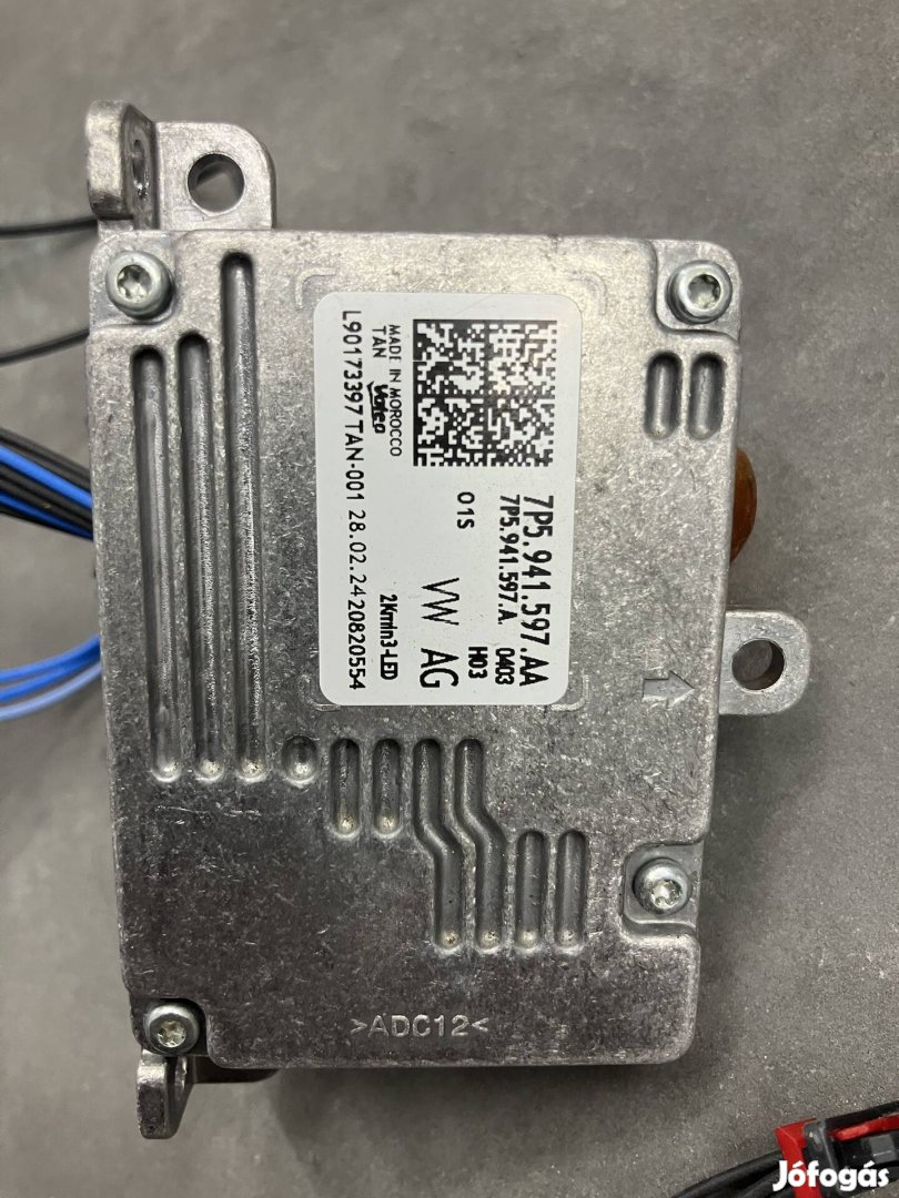 Fényszóró magasságállító 1J0941295A és led vezérlőmodul 7P5941597 AA