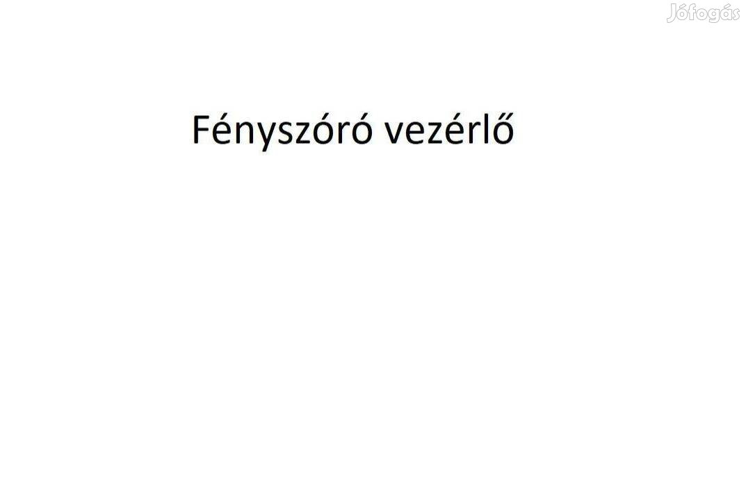 Fényszóró vezérlő elektronika