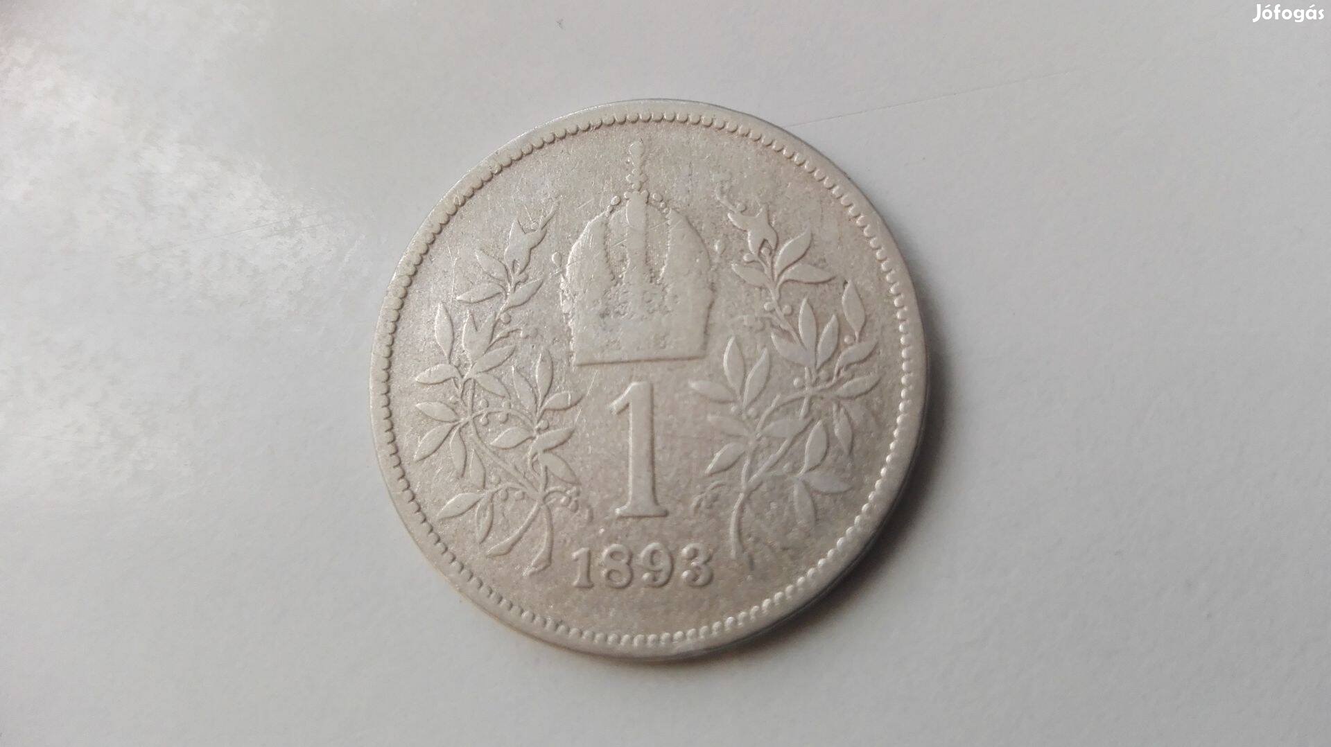 Ferenc József 1893-as ezüst 1 korona