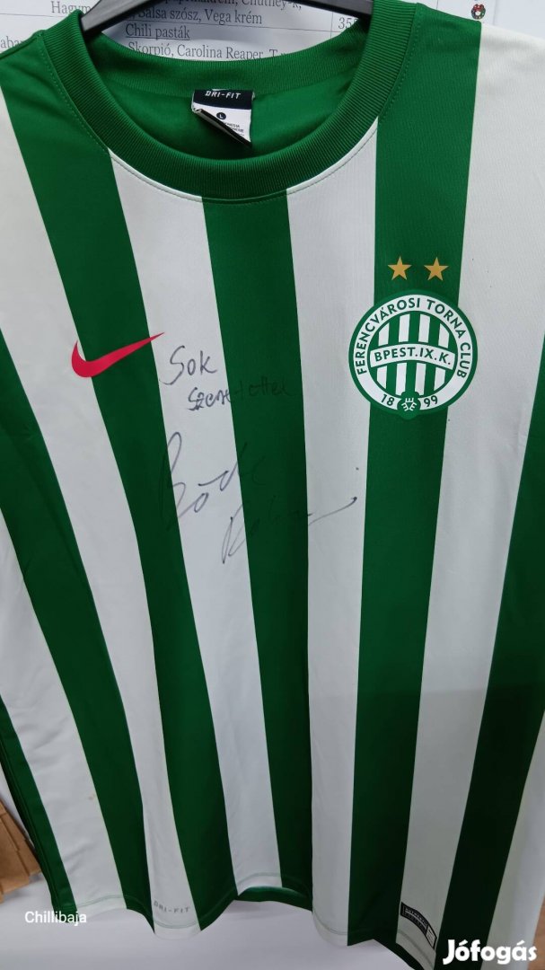 Ferencváros Böde Daniel dedikalt nike poló