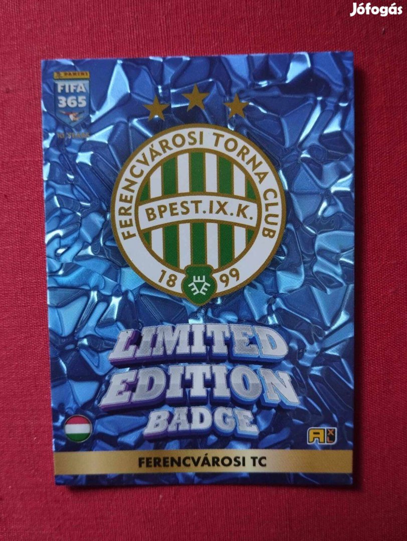 Ferencváros FTC címer logo FIFA 365 2025 Limited edition focis kártya