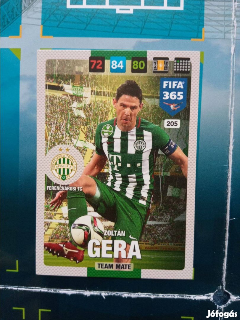 Zoltán Gera - Ferencvárosi TC - FIFA 365 : 2018 Adrenalyn XL card 191