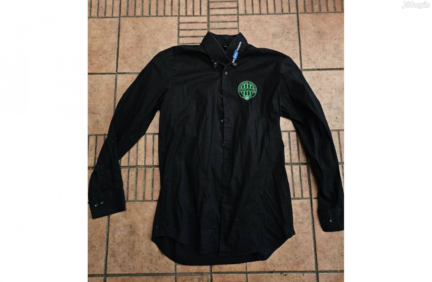 Ferencváros hímzett címeres fradi szurkolói ing M L