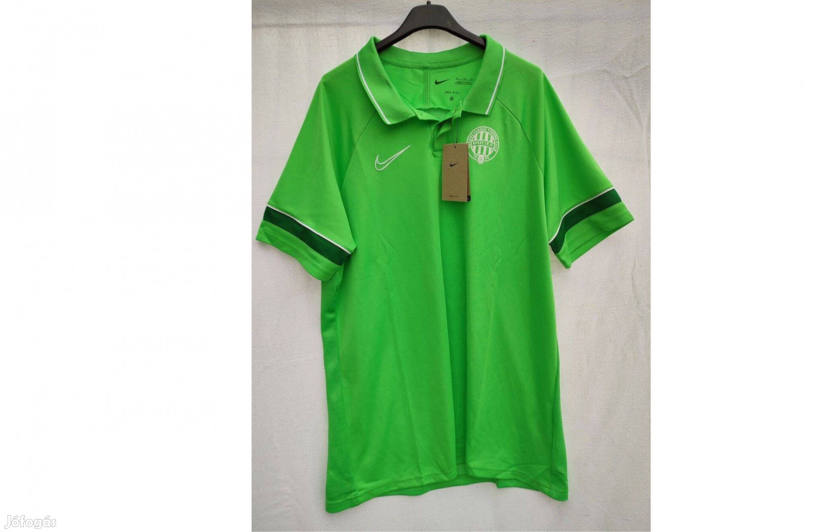 Ferencvárosi TC FTC zöld eredeti Nike galléros póló (L)