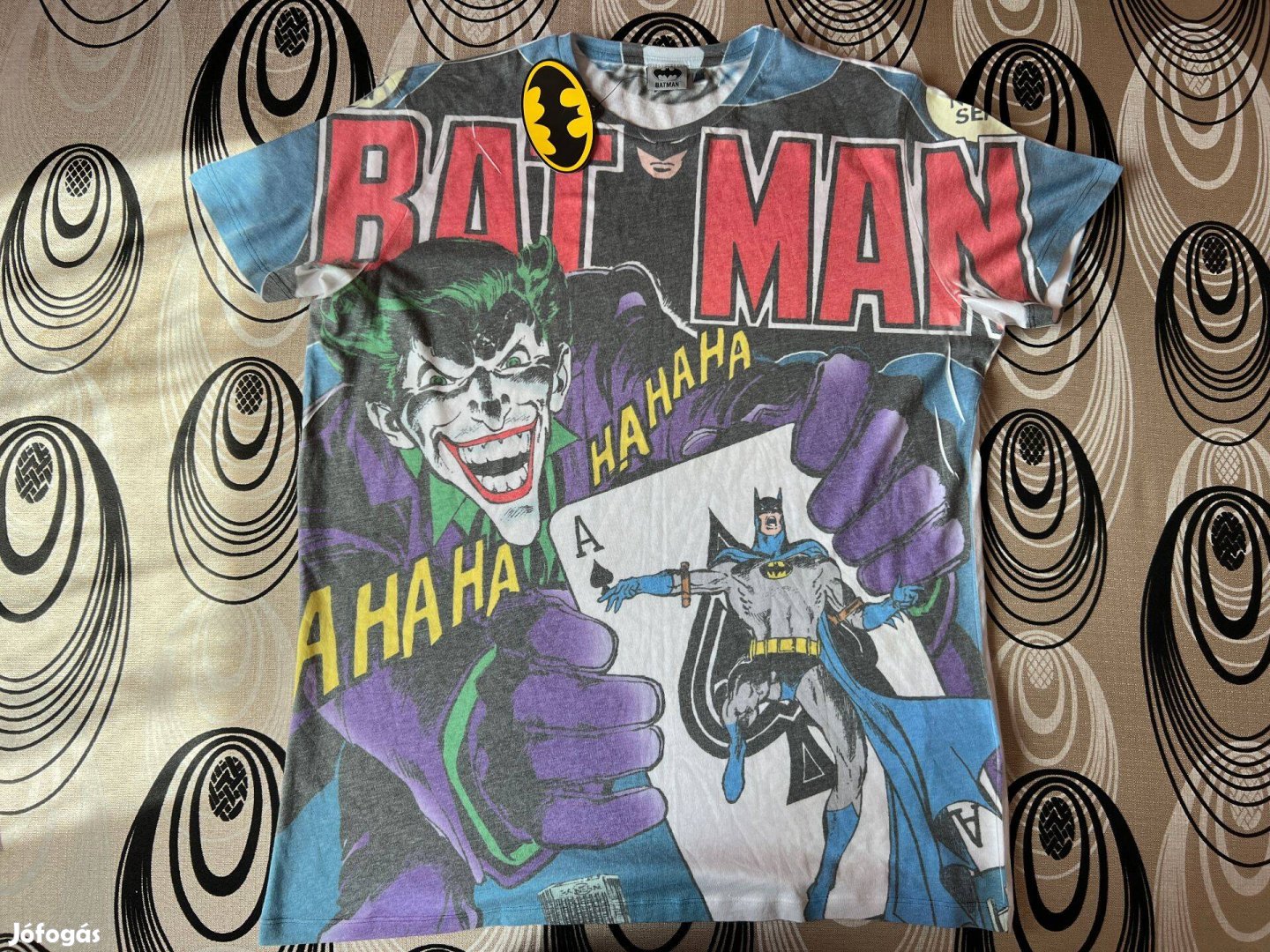 Férfi Batman Joker ritka poló XL
