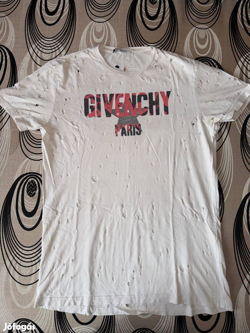 Férfi Givenchy szaggatott póló XXL