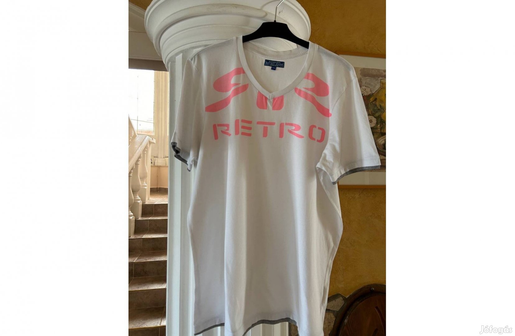 Férfi Retro póló, 2XL