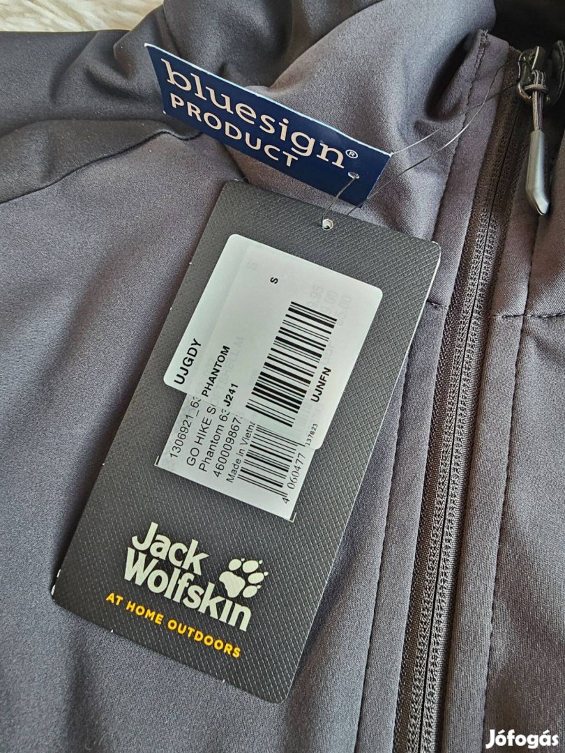 Férfi Softshell Jack Wolfskin GO Hike Softshell új cimkés S-es