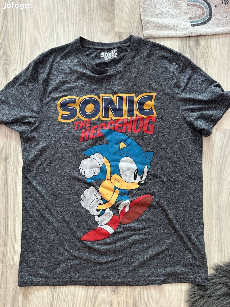 Férfi Sonic Sega póló L