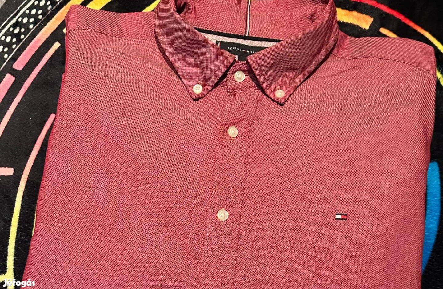 Férfi Tommy Hilfiger hosszú ujjú ing (XXL-es méretben)