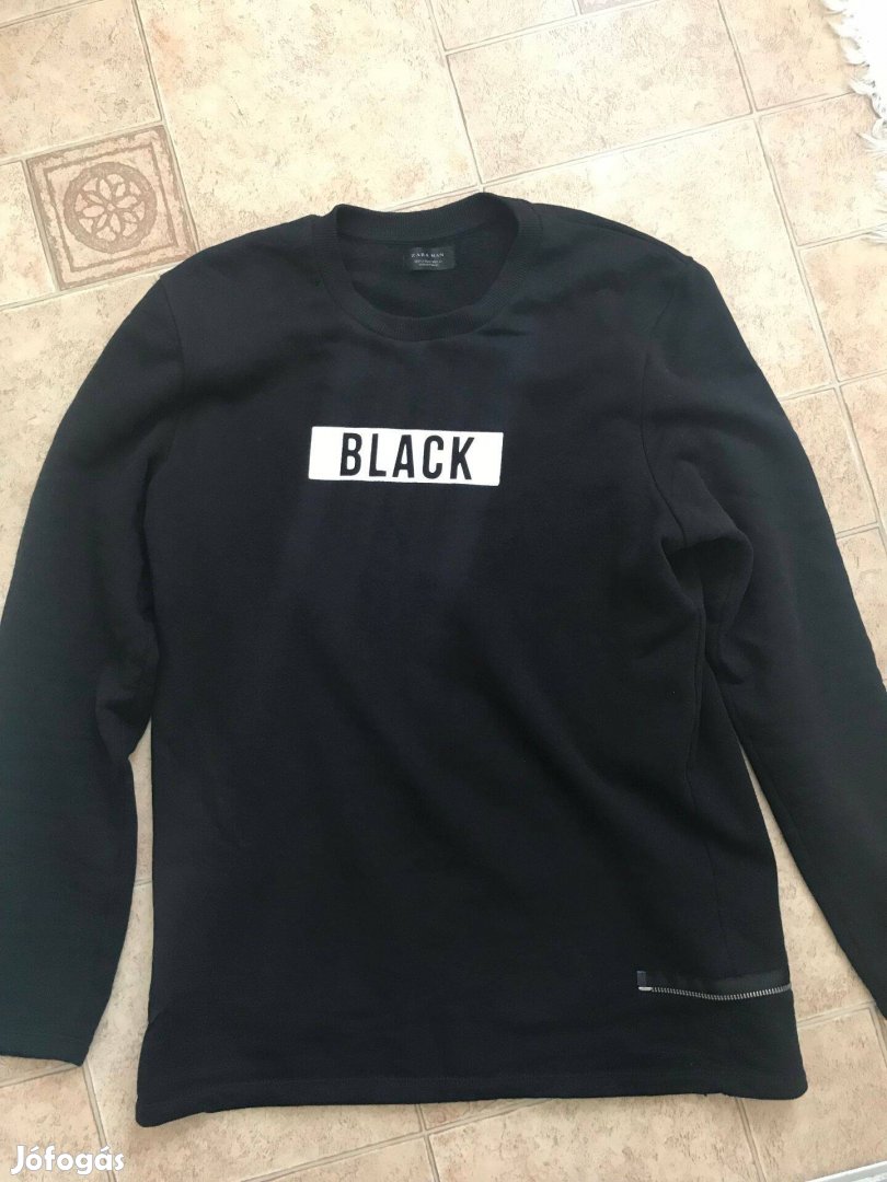 Férfi Zara MAN Black pulóver L