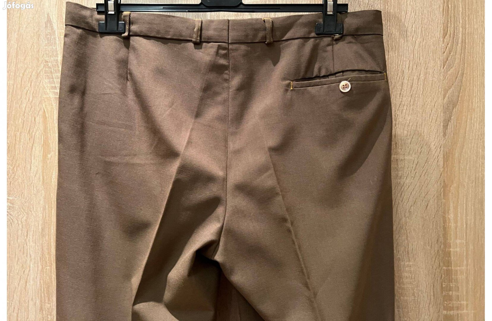 Férfi - szövetnadrág, öltönynadrág 52-es, barna