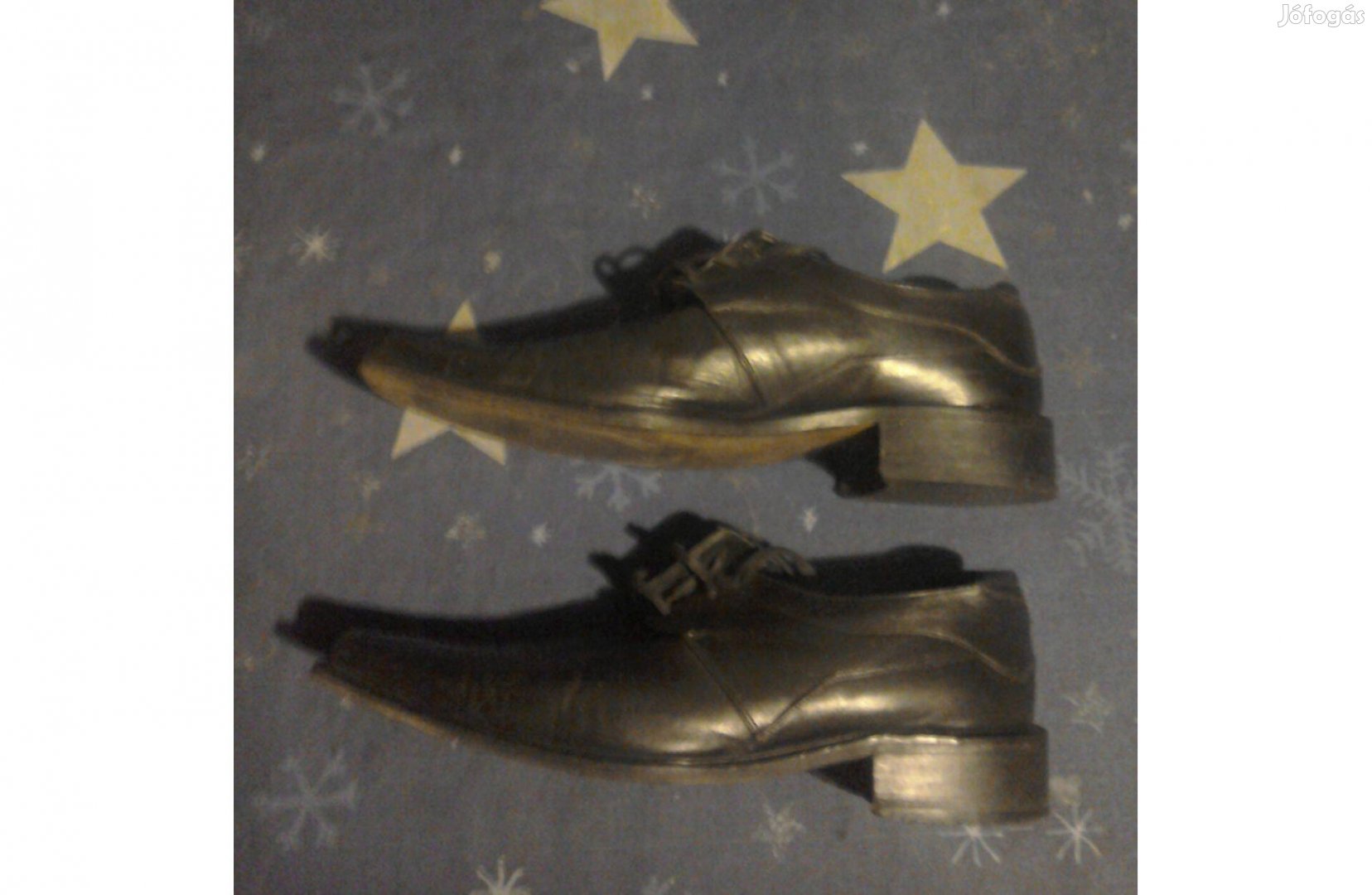 Férfi alkalmi bőr cipő, 45-ös méret