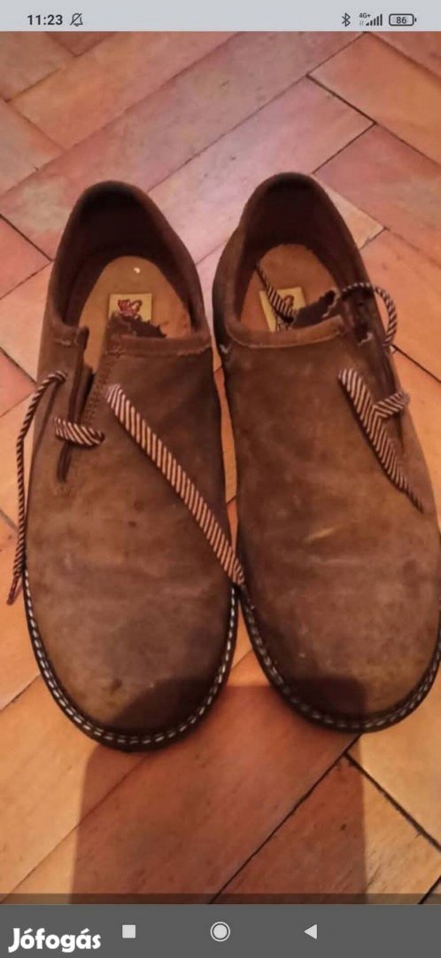 Férfi bőrcipő