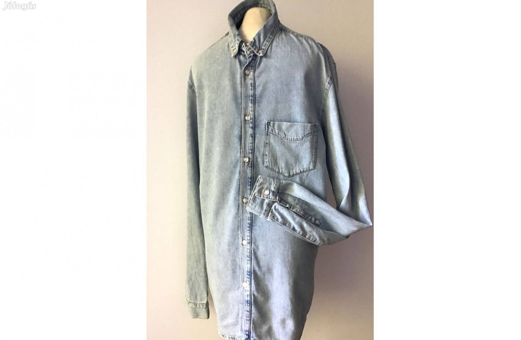 Férfi farmer ing. XL-es 112 cm mellbőség Magas, vékony