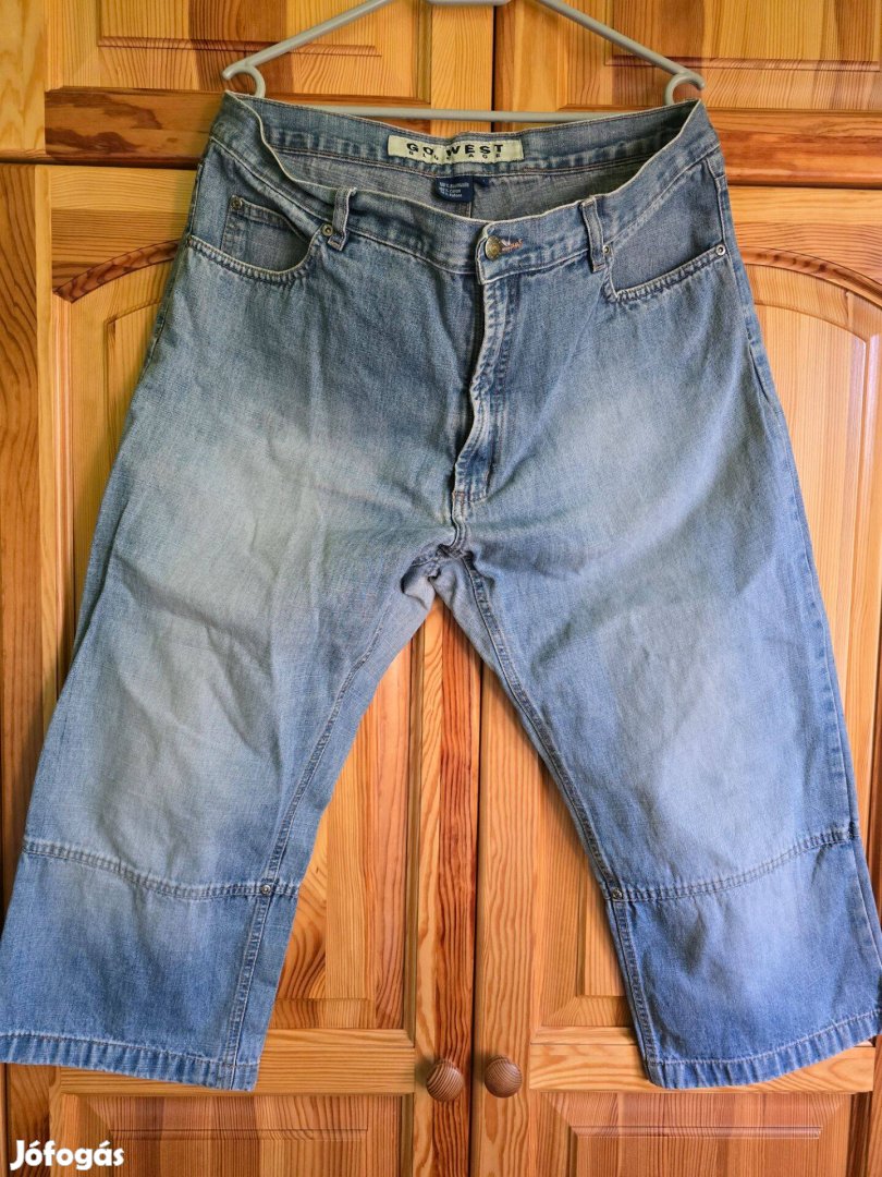 Férfi farmer nadrág háromnegyedes