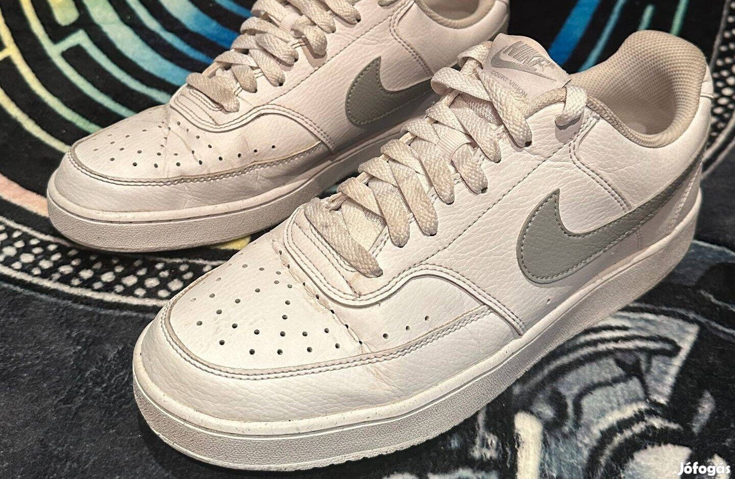 Férfi fehér Nike cipő (43-as méretben)