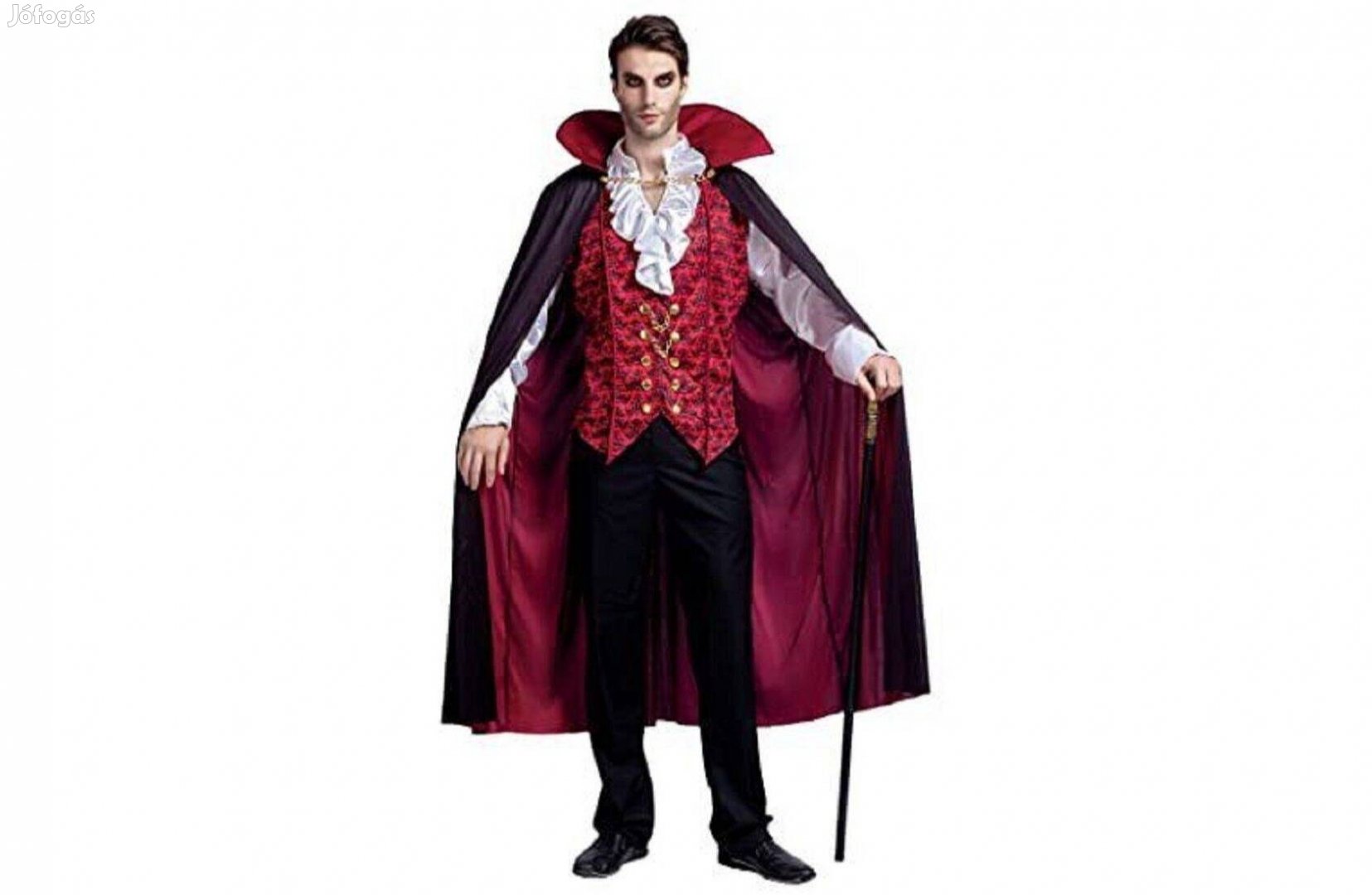 Férfi felnőtt jelmez,Spooktacular középkori vámpír , S, M,Új