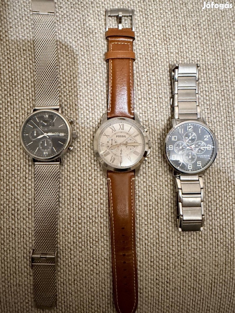 Férfi karórák Fossil, Akribos XXIV, SOCO
