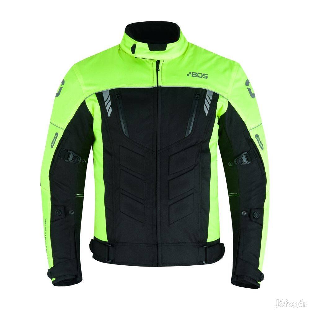 Férfi motoros dzseki BOS/WD Motorsports Vegas 1.0 - neon