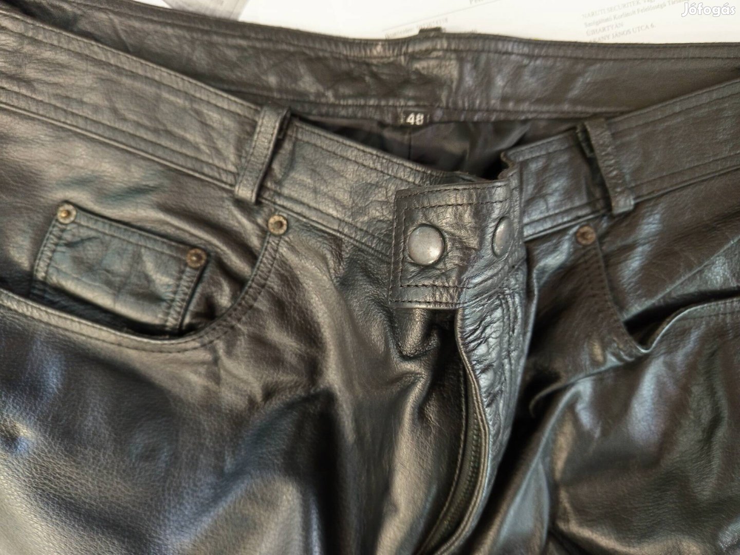 Férfi motoros nadrág Xxxl térdvédővel