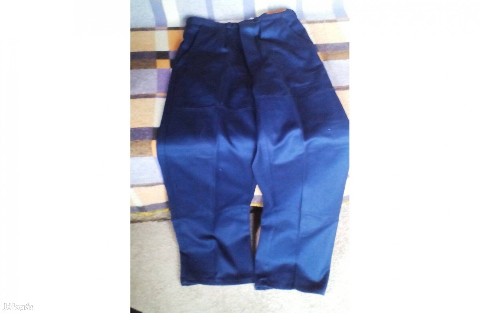 Férfi munkásnadrág, sötétkék, új