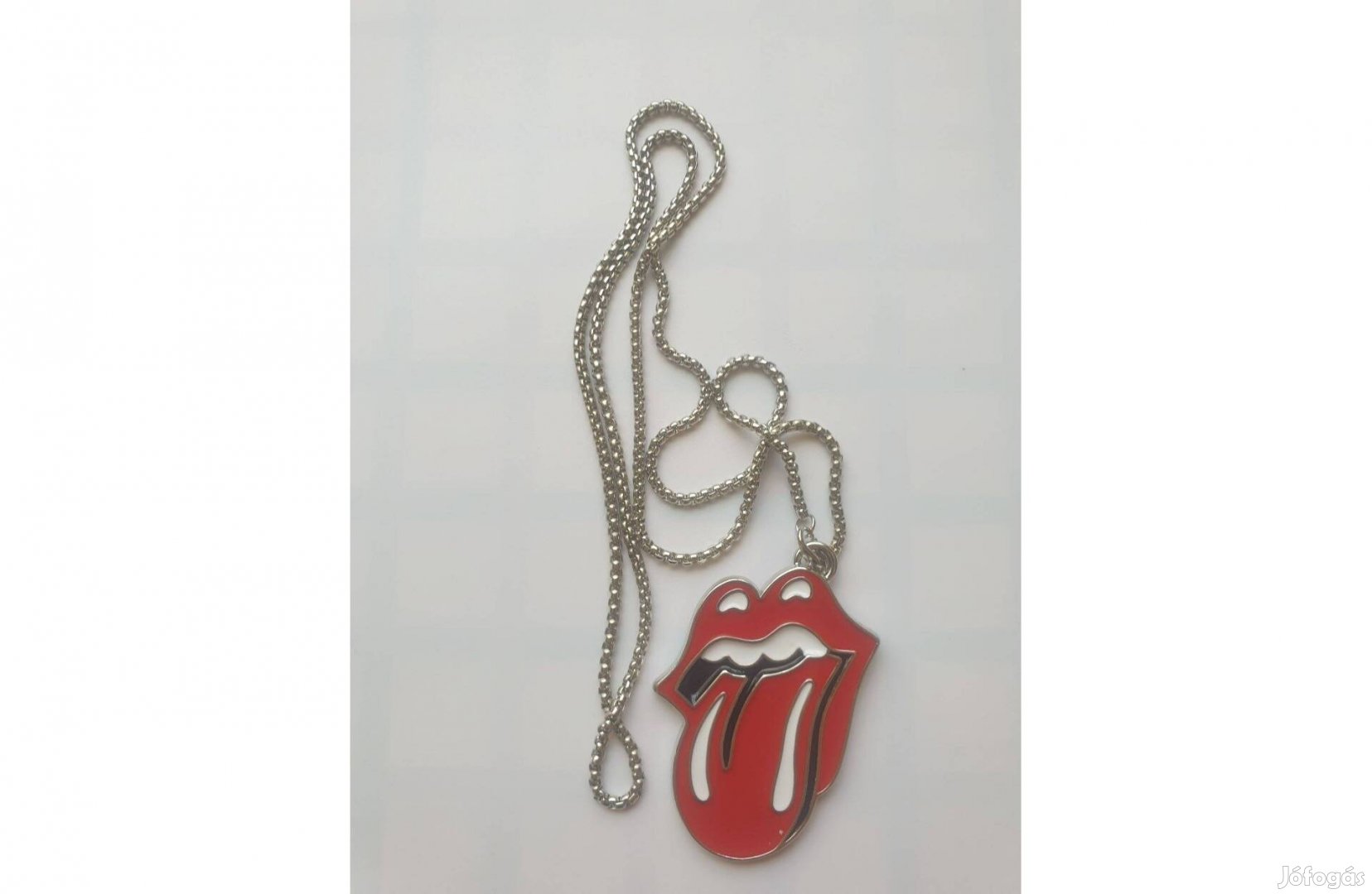 Férfi nyaklánc+Medál női Rolling Stones 70cm lánc+5,5cmM