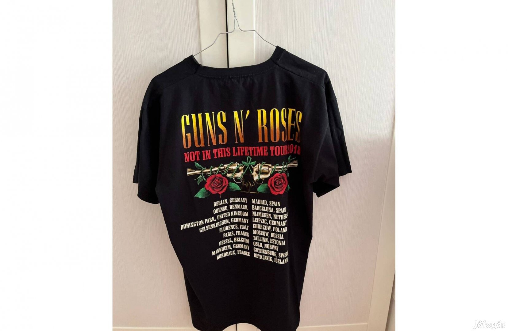 Férfi póló fekete L méret póló Guns N Roses