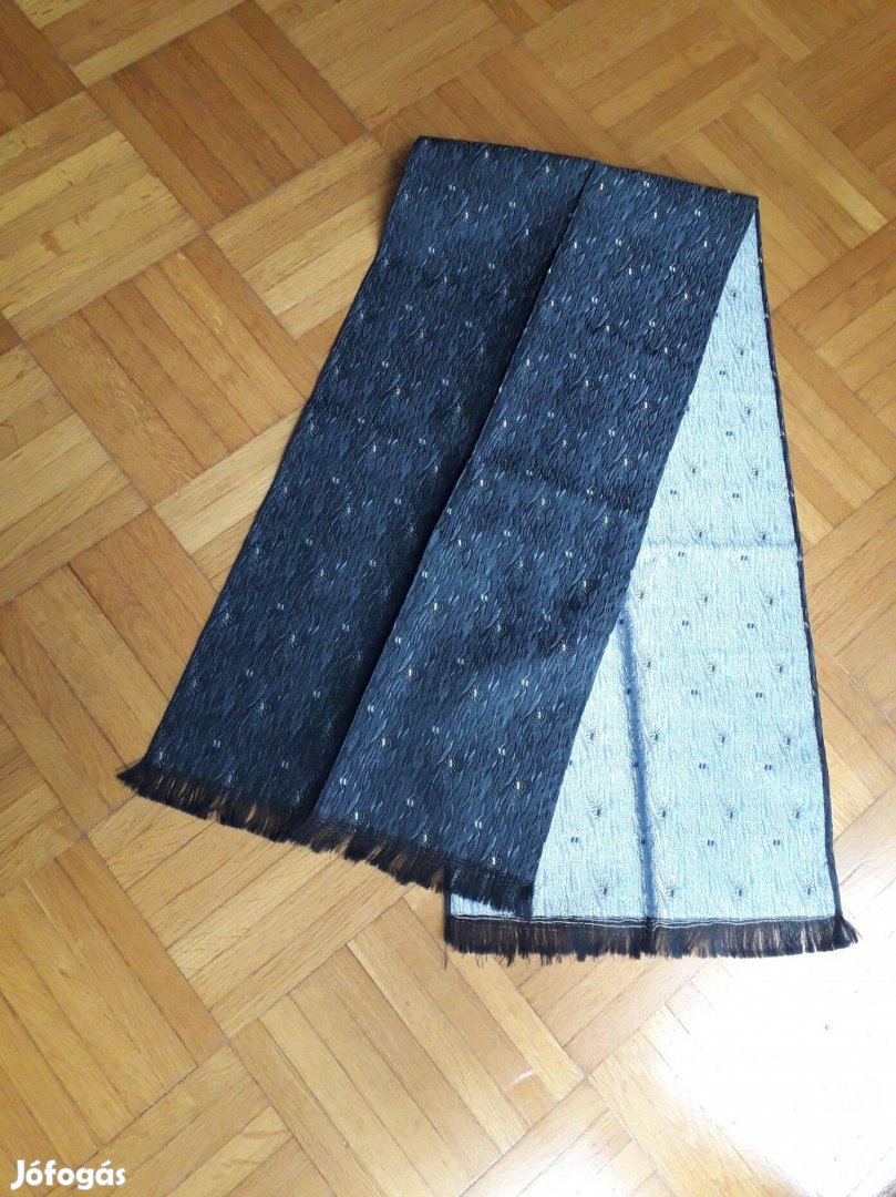 Férfi selyemsál - fekete