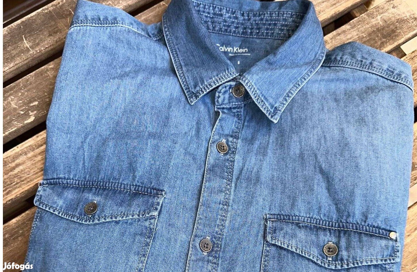 Férfi sötétkék farmering,S-es méretben (Calvin Klein)