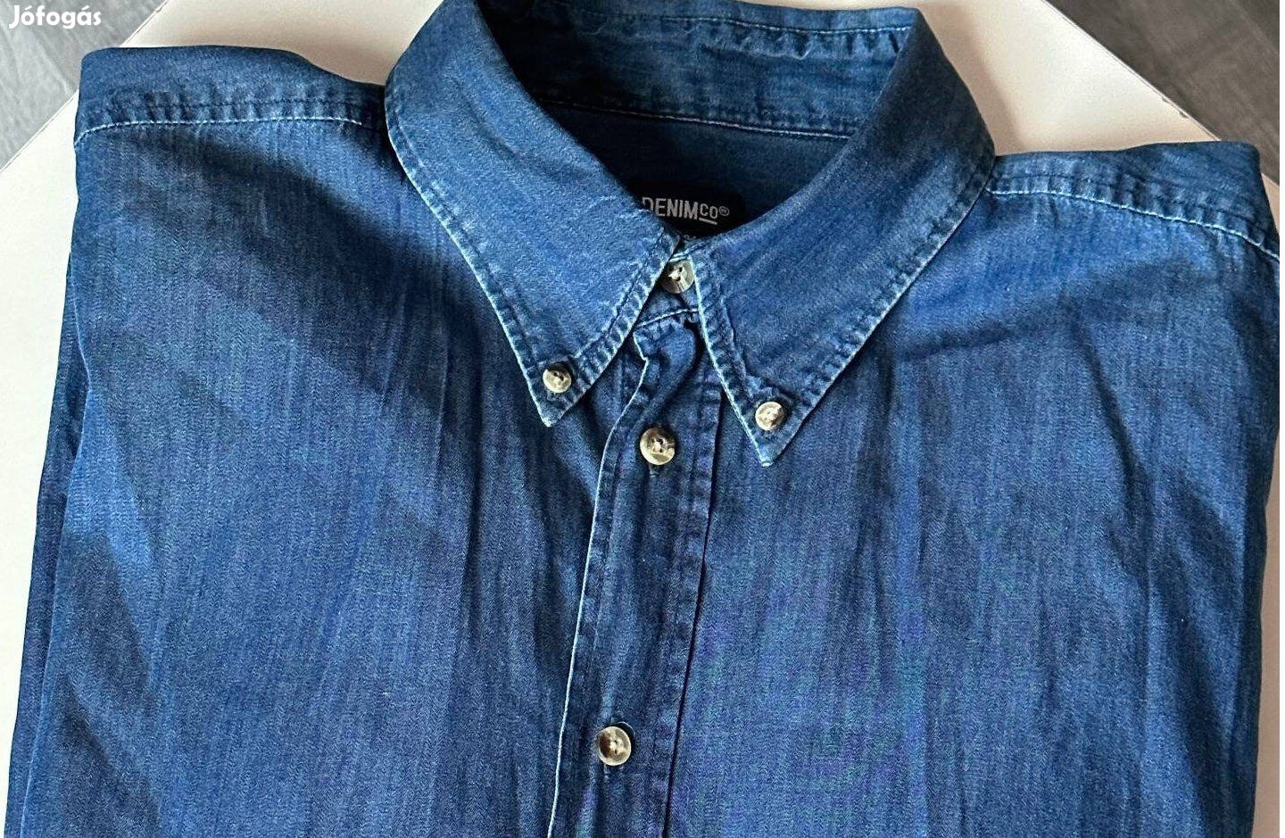 Férfi sötétkék farmering,XL-L-es méretben (Denim Co)