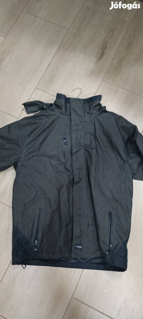 Férfi szél és eső álló átmeneti kabát dzseki L méret 