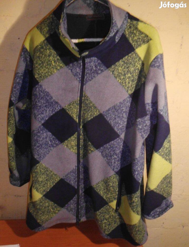 Férfi szines kockás kardigám 2XL