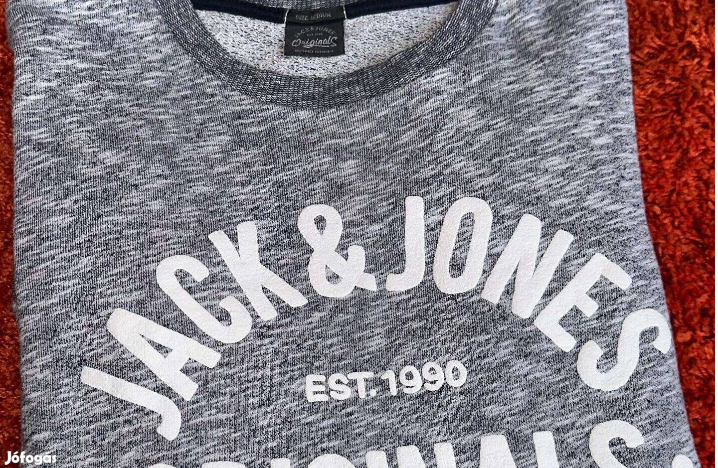 Férfi szürke Jack & Jones felső (M-es méretben)