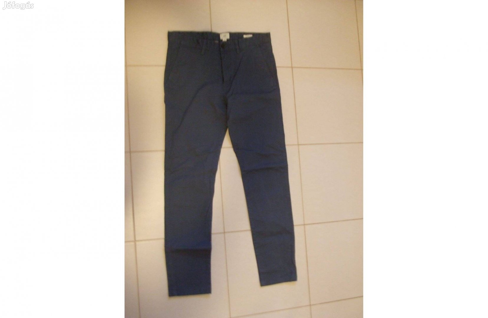 Férfi vászon nadrág H&M skinny fit stretch 32-es méret