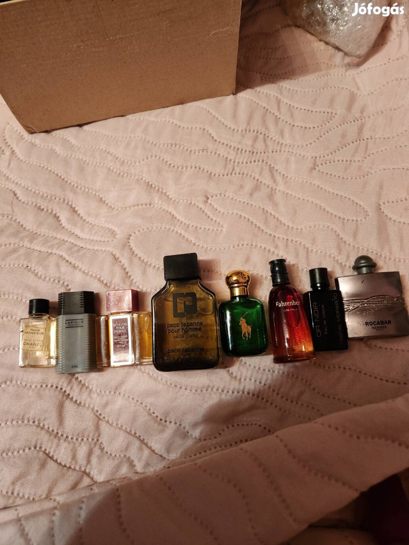 Férfi vintage mini parfümök