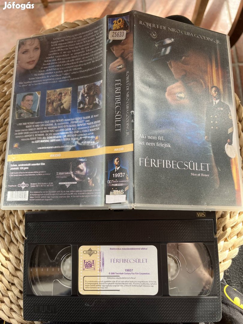 Férfibecsület vhs