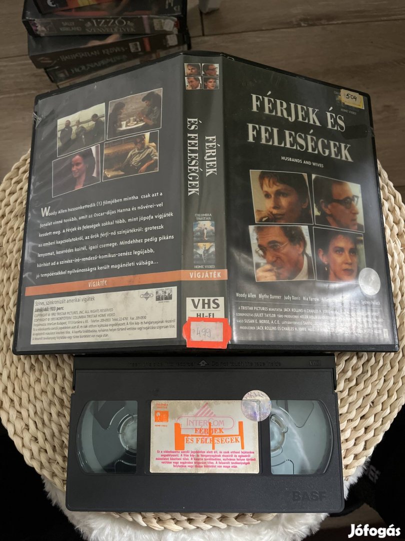 Férjek és feleségek vhs film