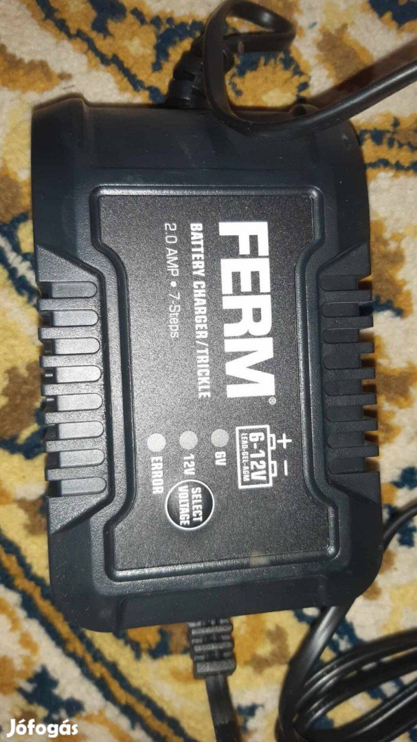 Ferm akkutöltő 12/6 v