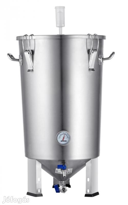 Fermentáló edény, sörfőző  30 liter hőmérővel