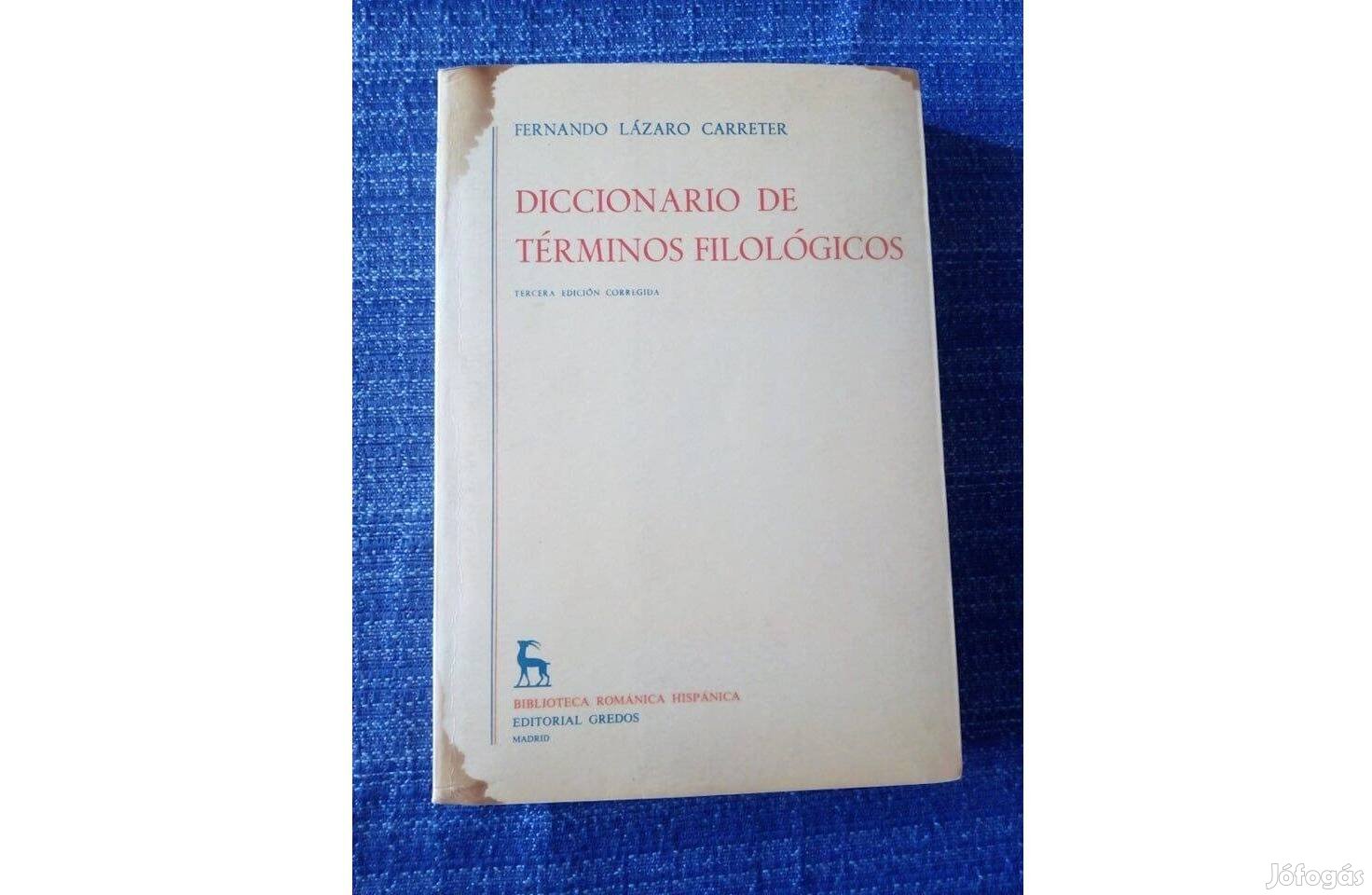 Fernando Lázaro Carreter: Diccionario de términos filológicos