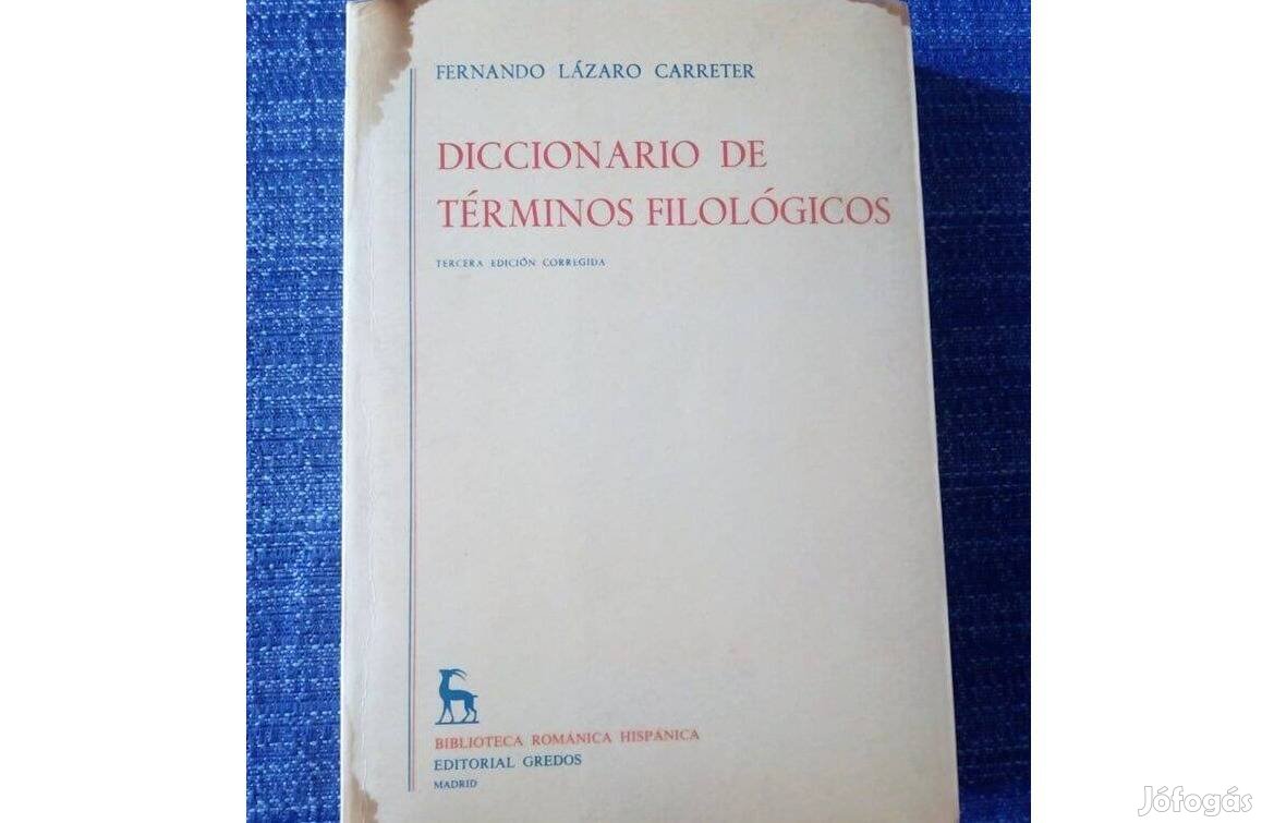 Fernando Lázaro Carreter: Diccionario de términos filológicos